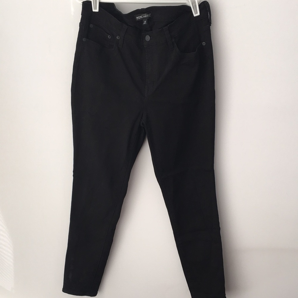 J. Crew Black Denim Jeans Slim - 32